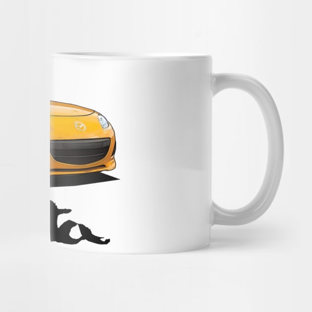 Mazda MX-5 Miata NC - NC2 Yellow by Woreth